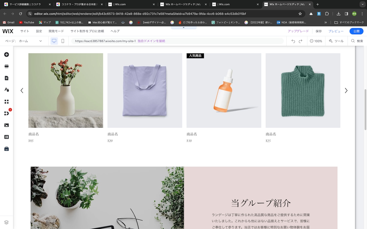 低価格！短期納品！フォローＯＫ◆LP作成いたします WIXを使用したシンプル・オシャレなLP作成が得意です！ イメージ7