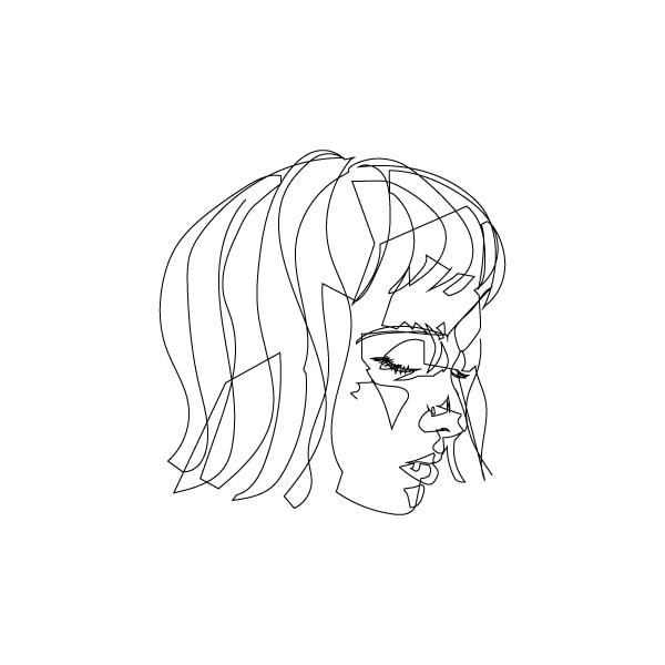 おしゃれ線画イラストアイコン描きます ちょっと他とは違ったアイコンでSNSを飾ります♪ イメージ1