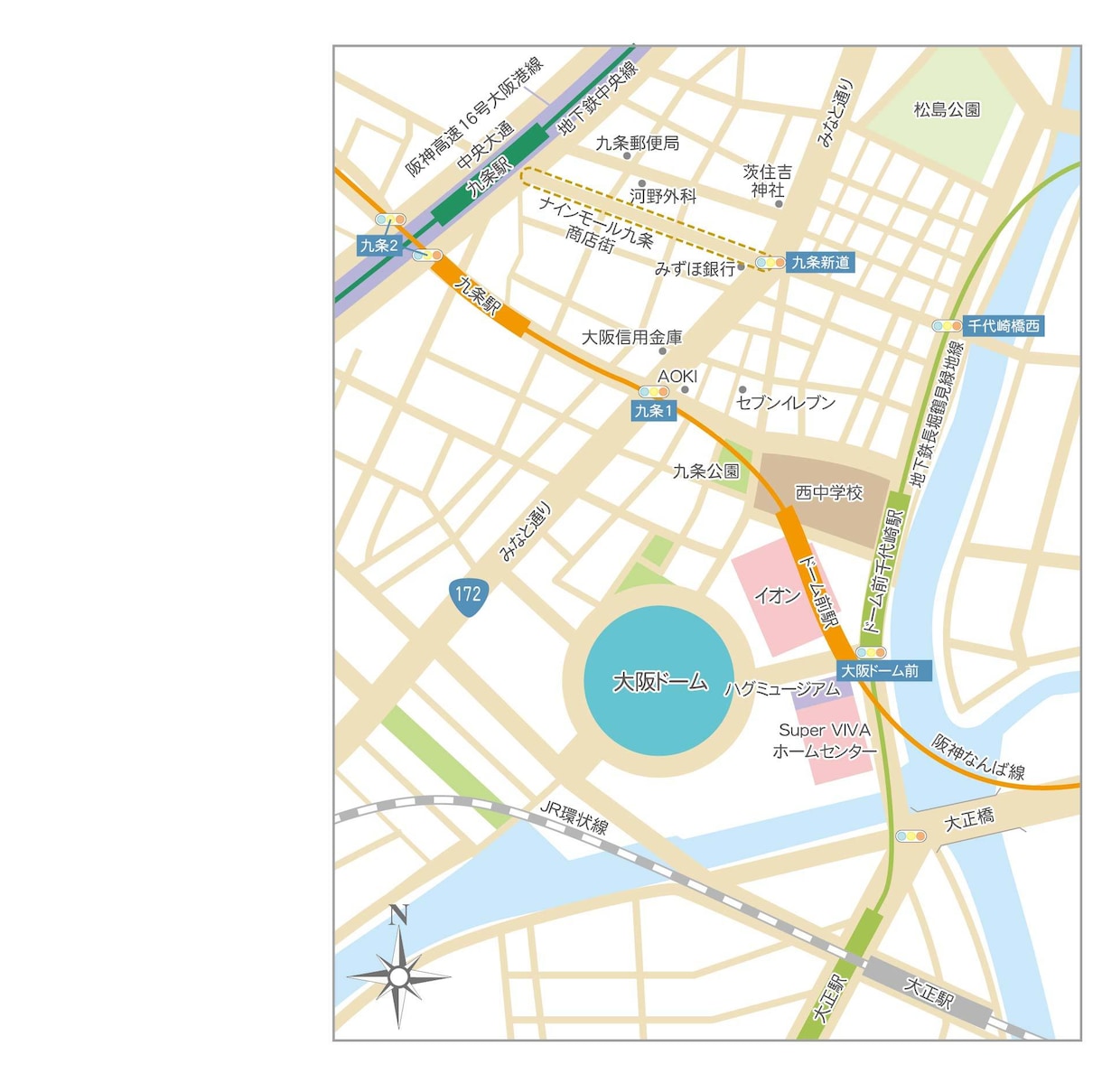 チラシやパンフ等へ掲載する地図制作を請け負います 店舗地図・現地案内図等必要な方にオススメ イメージ8