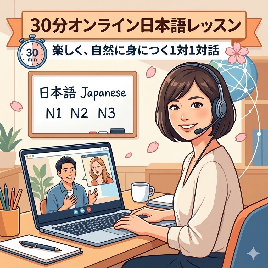 楽しく日本語お教えします 中級～N1目指して楽しく学びましょう イメージ2