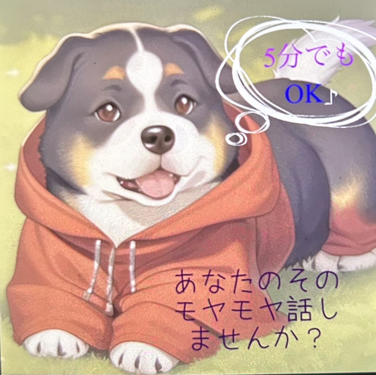 話したい、愚痴りたい、寄り添います 日常のちょっとしたモヤモヤ、話してください！ イメージ1