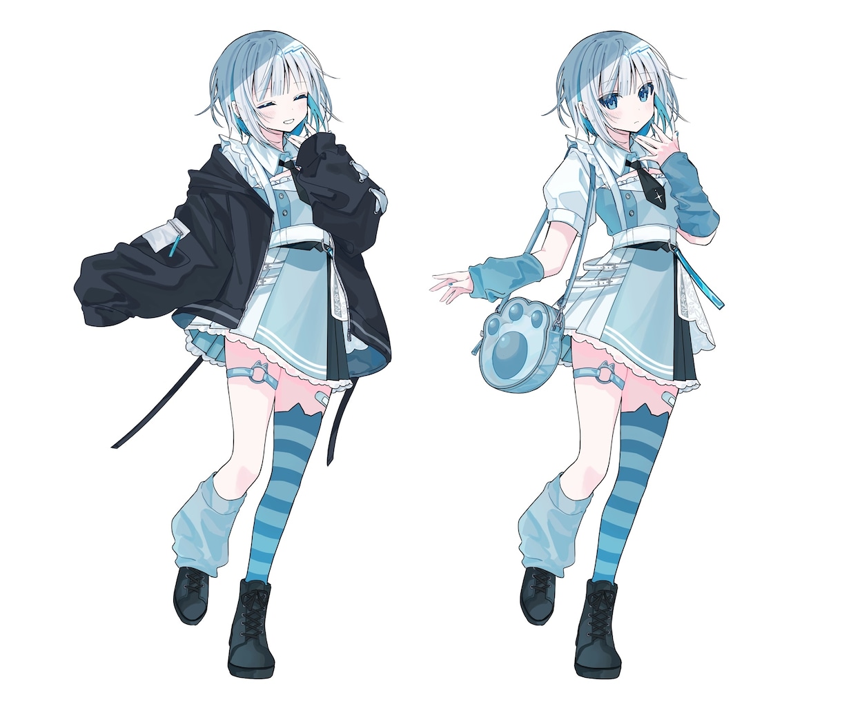 透明感と色彩で惹くキャラデザ、立ち絵描きます 配信、グッズ用などキャラデから立ち絵まで制作します イメージ4