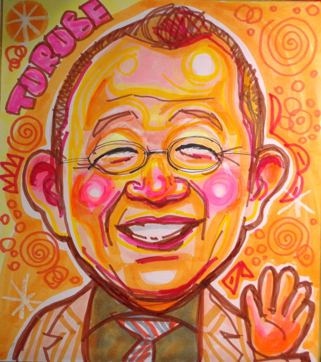 ご希望の似顔絵を、写真から手描き似顔絵で描きます 名詞用、記念日用、プレゼント用、披露宴ウエルカムボード似顔絵 イメージ8