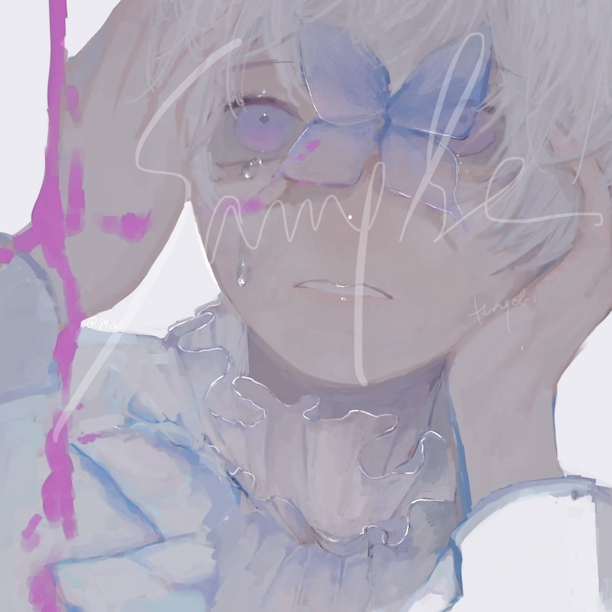 水面に浮かぶ月のような、夢のような絵をお届けします SNSアイコン/YouTube等幅広くご利用いただけます イメージ4