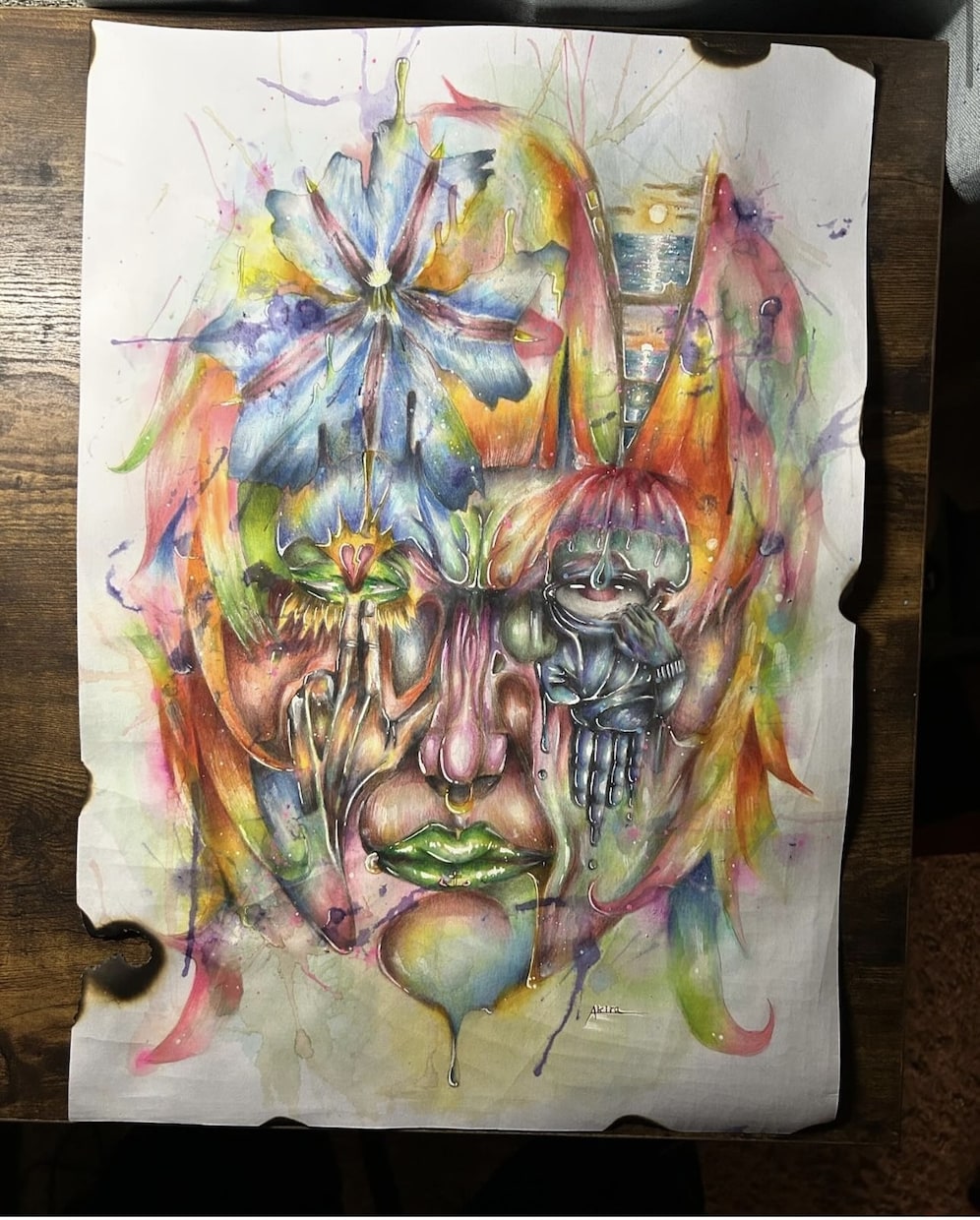 今までにない独特な世界観の絵を描きます パンチのあるこれまでに無い特徴的な絵を求める方向け イメージ1