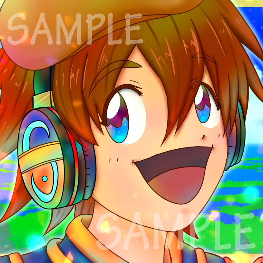 高品質なSNSアイコン・ヘッダーを丁寧に制作します 配信・VTuber・SNSに！1枚絵の密度でアイコンを制作！ イメージ1