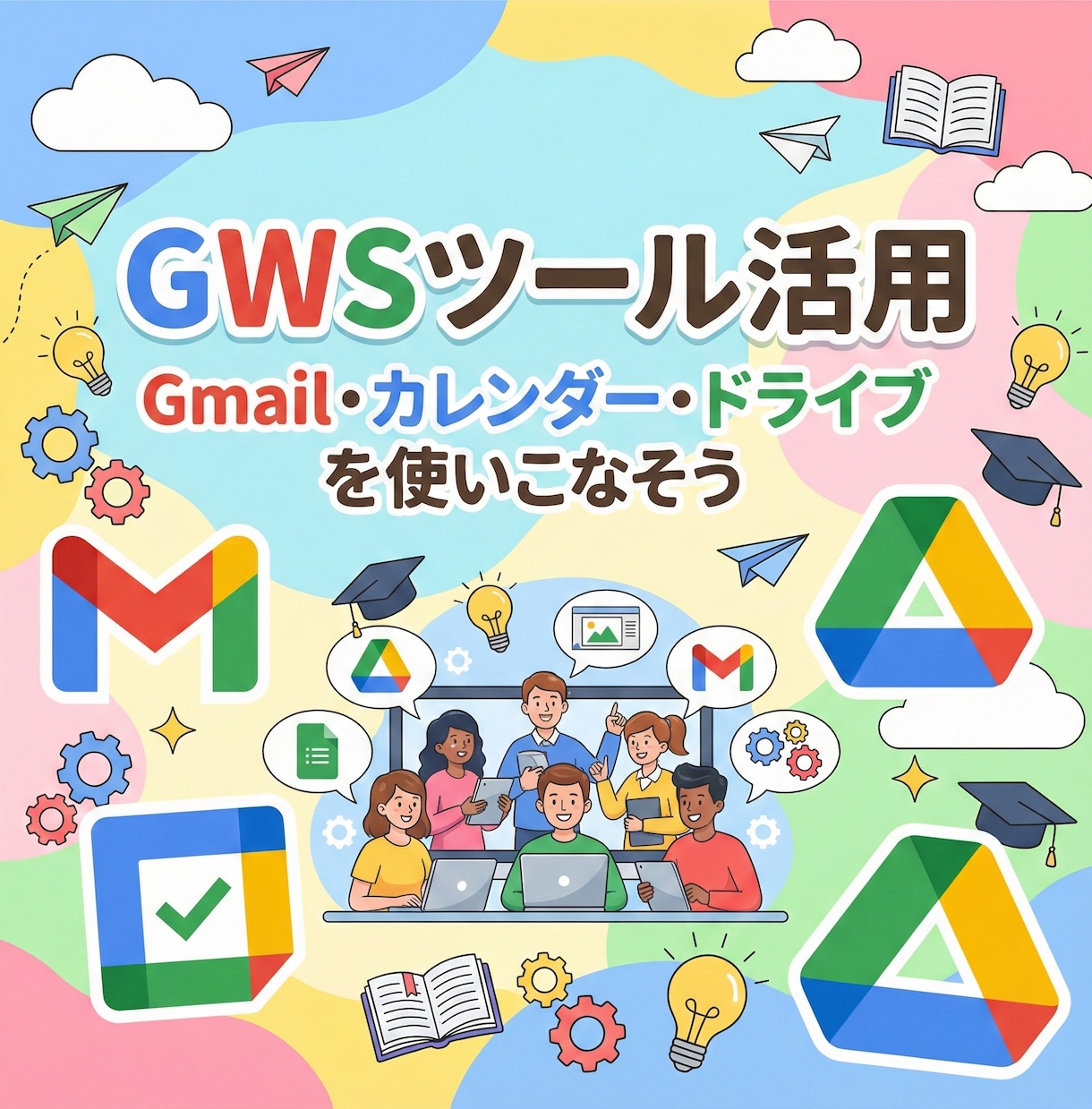 GWSの各種ツールの使い方を教えます Gmail・カレンダー・ドライブを使いこなそう イメージ1
