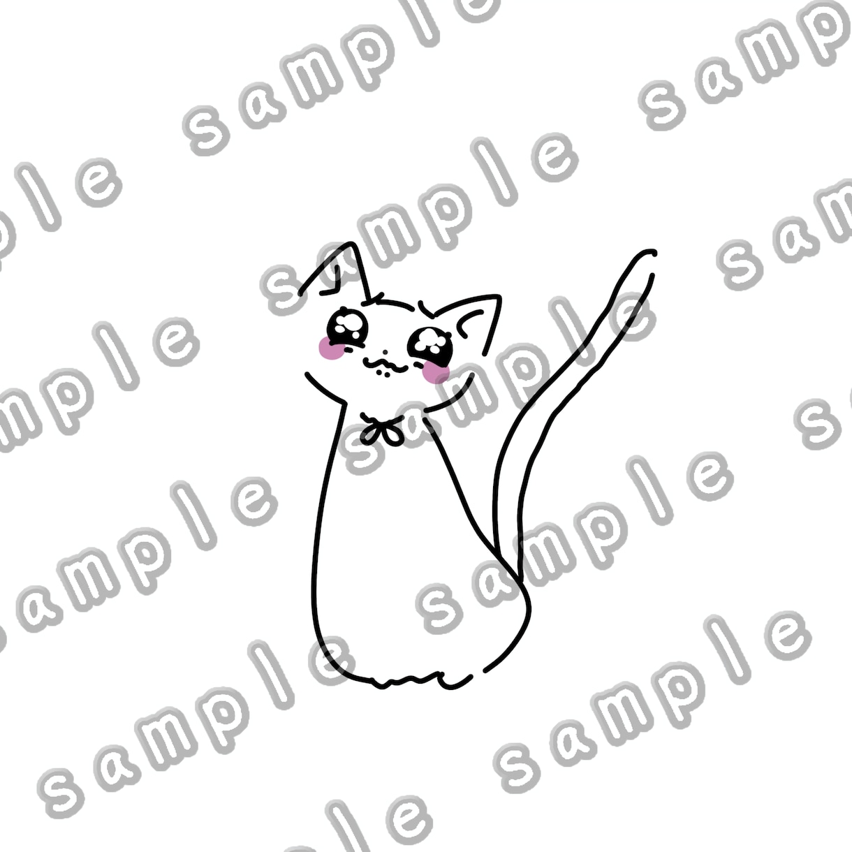新作✴︎ぴえんな動物イラストを販売します うるうるした瞳がかわいい動物達完成済みイラストです！ イメージ2