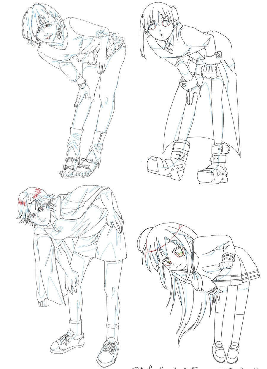 アニメの原画作業承ります 作監、レイアウト、動画検査で半拘束でも承ります。 イメージ3