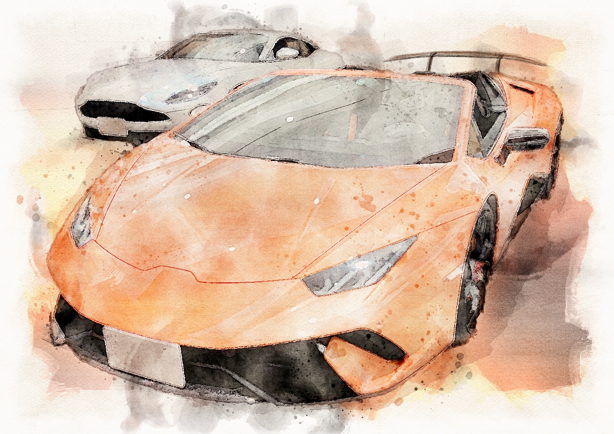 大切な愛車を世界にひとつの水彩イラストに仕立てます 走ってきた記憶を、水彩アートとして手元に。 イメージ8