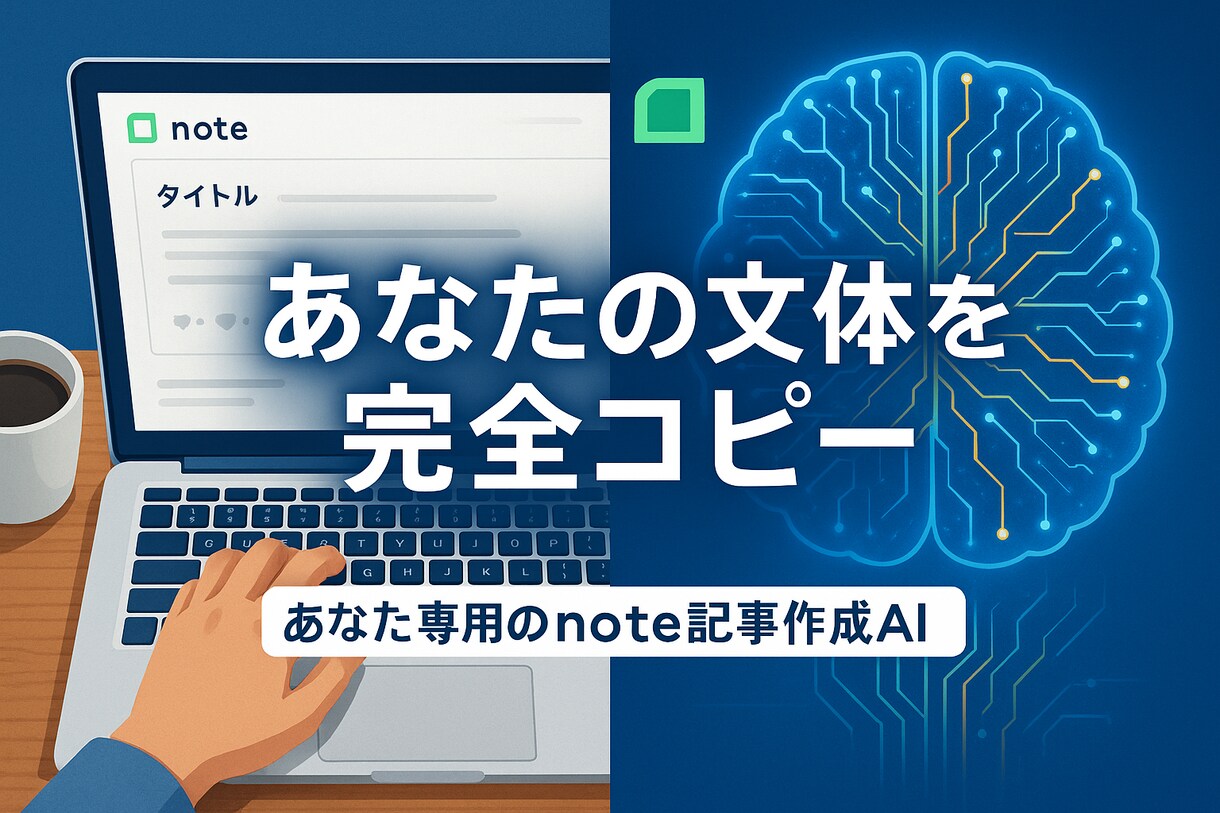 note記事自動化AIプロンプトを作成します 100スキを狙える高品質な記事が！AIでわずか10秒！ イメージ2