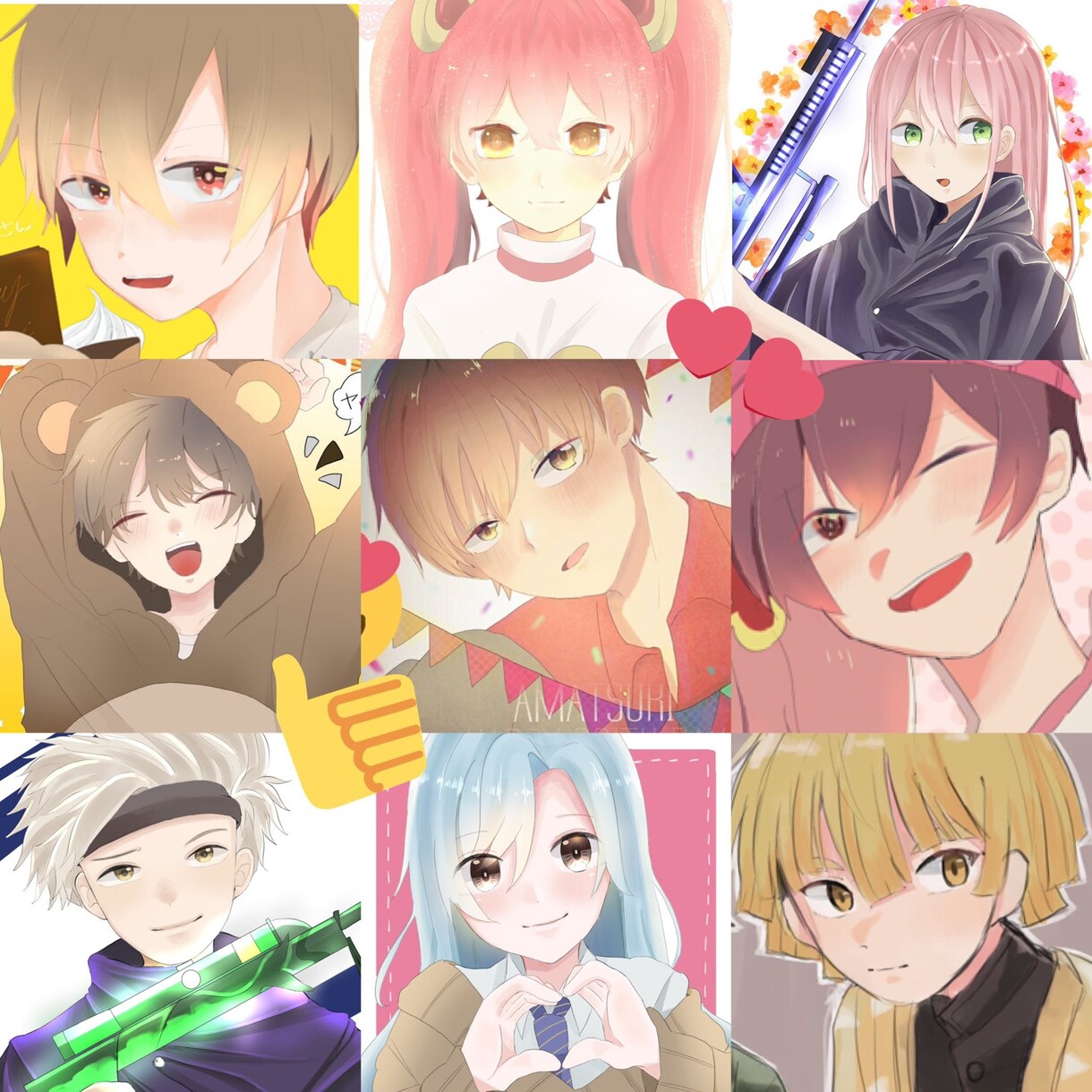 アイコンイラストや長方形イラスト描きます オリジナル作品をそのままに生み出す イメージ2
