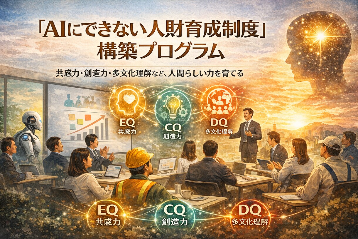 AIに作れない人財評価制度、構築します ビジョンや経営理念を人財に落とし込む評価制度を作ります。 イメージ1