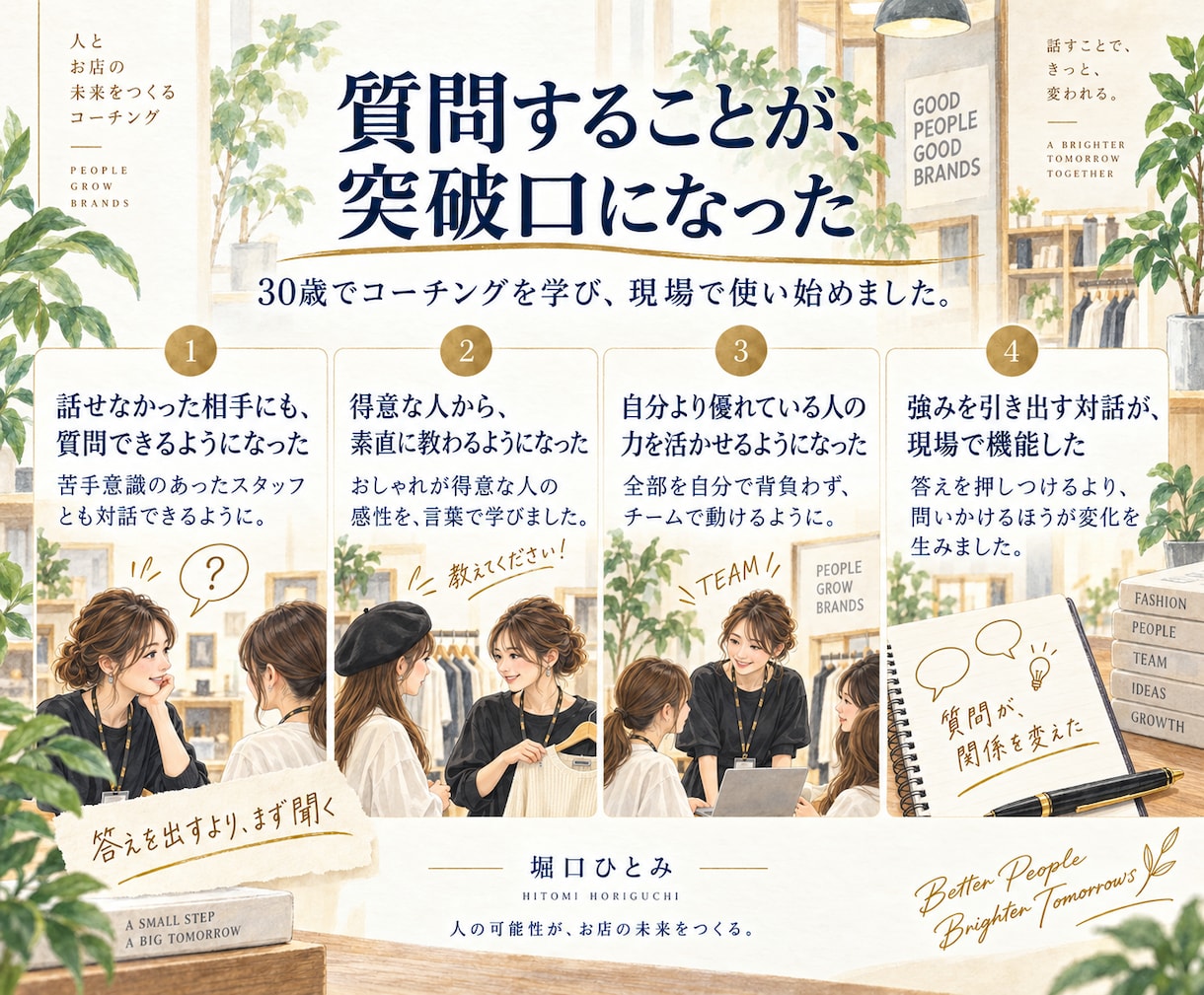 急ぎOK｜部下との1on1で話す内容を整理します 部下に何を、どんな順番で、どう伝えるか。対話のプロと整理する イメージ7