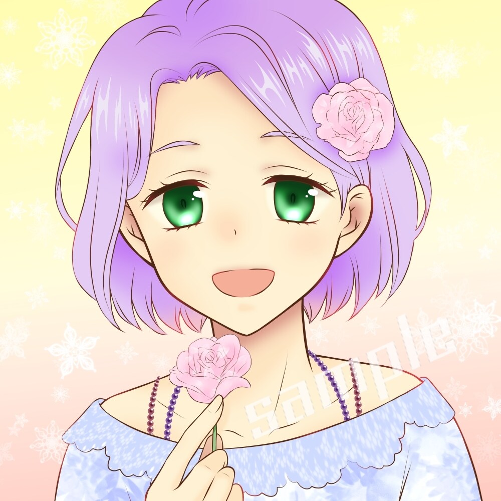 アイコン、ヘッダー等各種イラスト制作致します SNS等で使用いただけるイラストを幅広く提供致します イメージ3