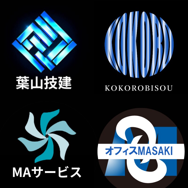 ロゴ2案以上、初めて、お任せOK！著作権譲渡します 修正回数無制限！ご納得いただけない場合は、返金対応いたします イメージ2