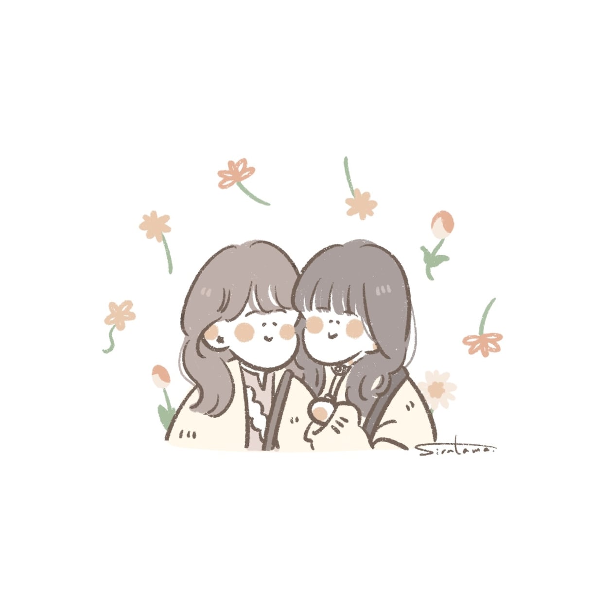 ほっこりあたたかい似顔絵お描きします ご友人のお誕生日、恋人との記念日に☺︎ イメージ6