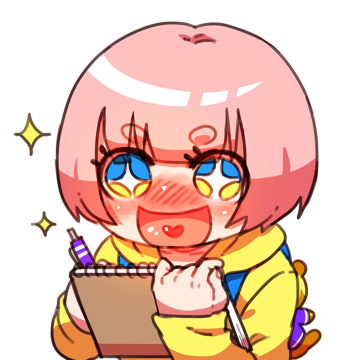 可愛らしいミニキャライラストを制作します 貴方だけのちびキャラを作りませんか？ イメージ8