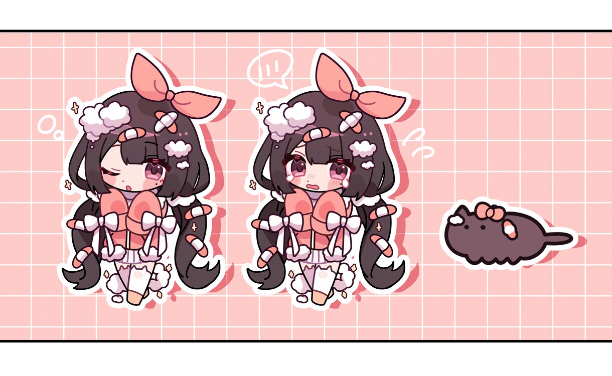 ミニキャライラストお描きします 2頭身〜3等身のキャラ(実在人物可能)を制作いたします！ イメージ1