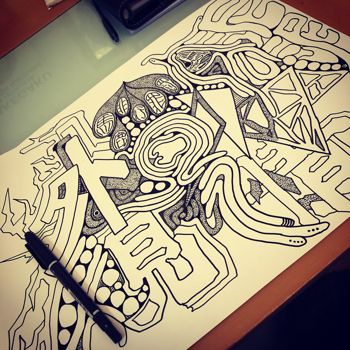 絵を描きます オリジナル作品。フリーハンド「点画」。 イメージ2