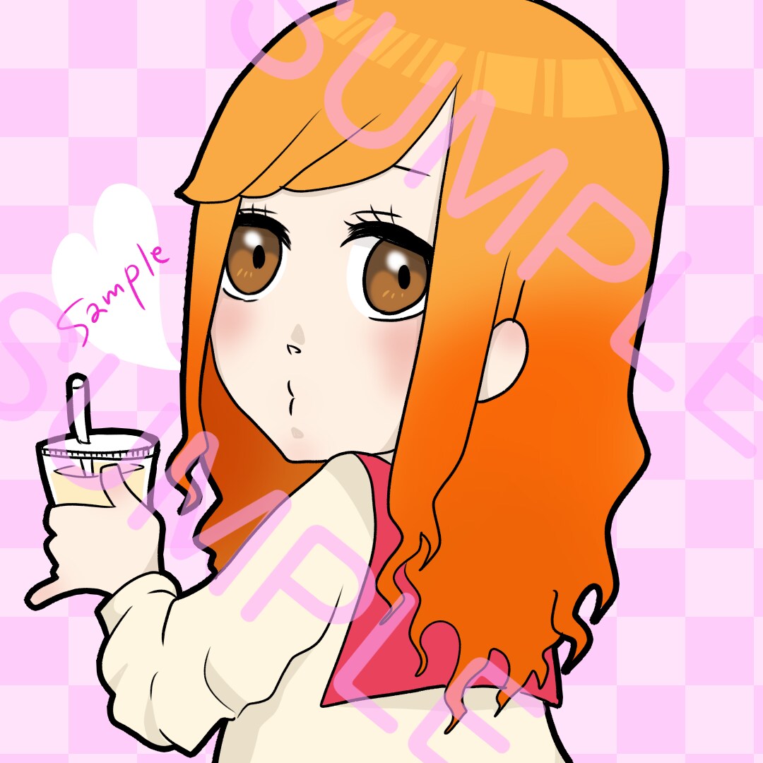 SNSアイコンにオススメのイラスト描きます SNSアイコンにオススメ！デフォルメ・通常など優しいタッチで イメージ8
