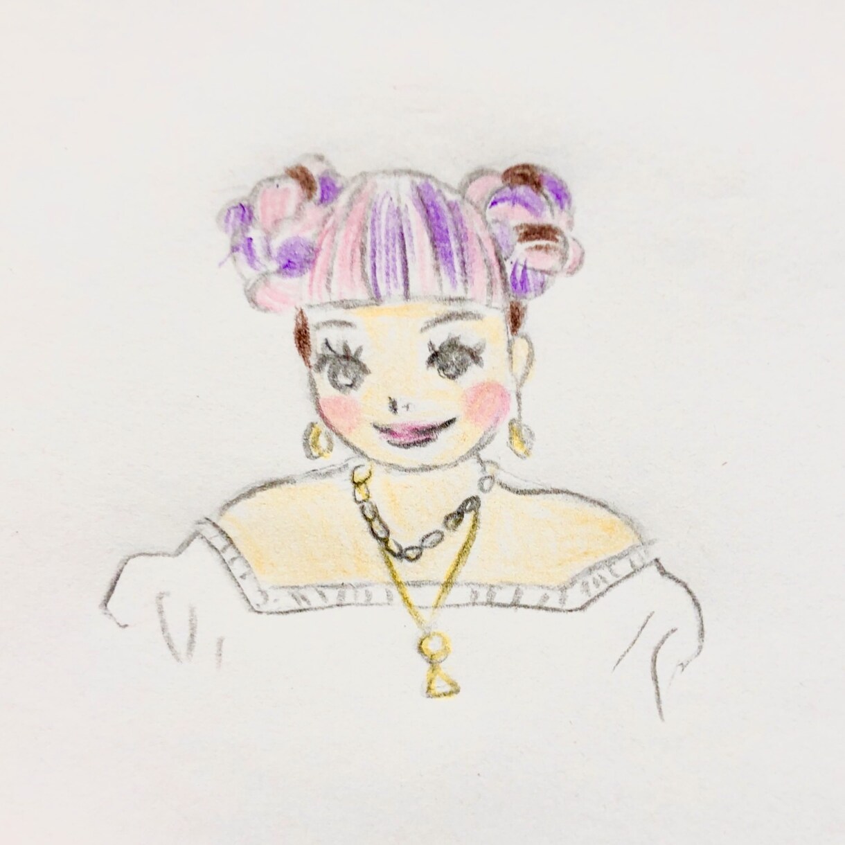 色鉛筆で温かみのある似顔絵描きます 色鉛筆で似顔絵描きます！テイストご希望お聞きします◎ イメージ4