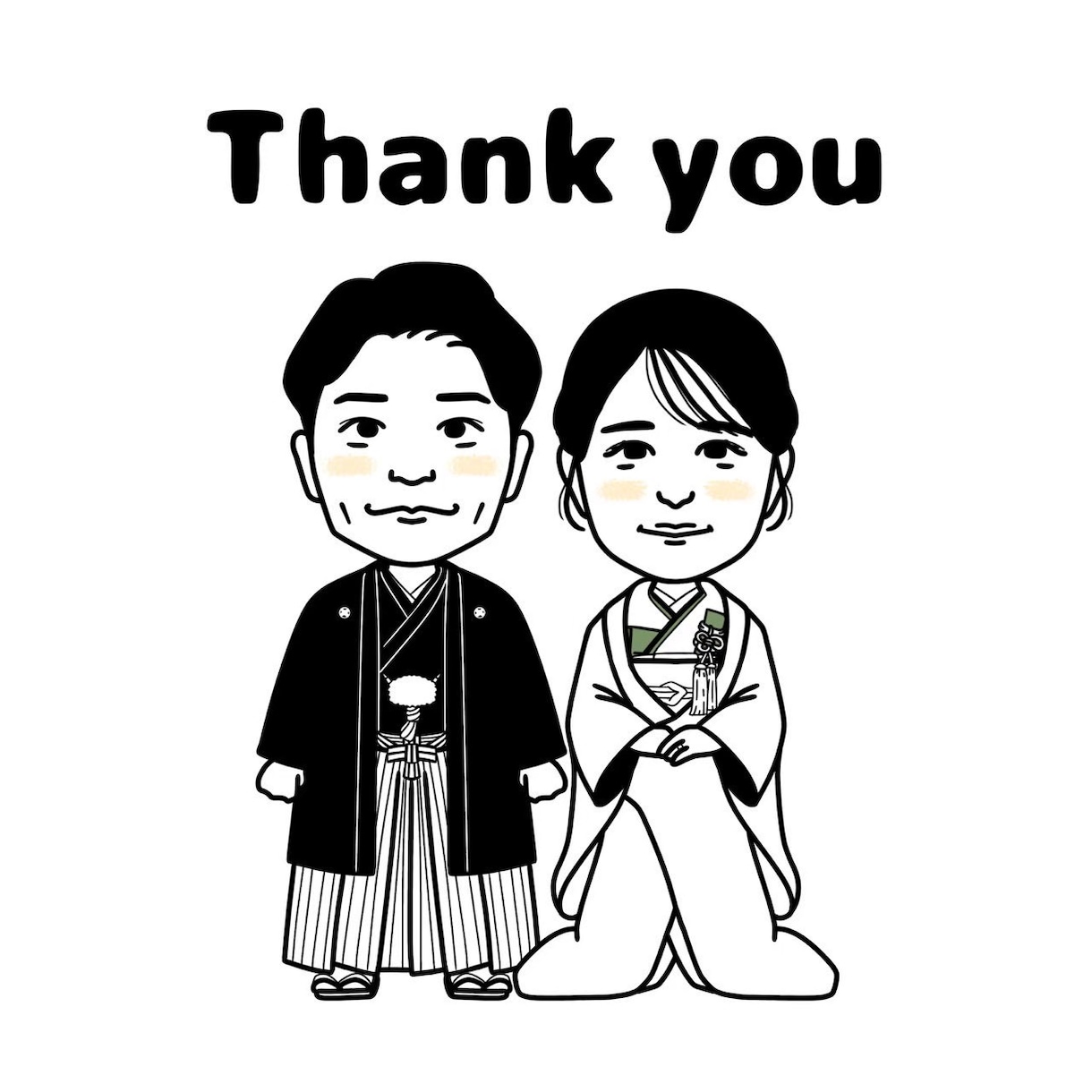 似てるだけで終わらない似顔絵を描きます 飾りたくなる一枚に個性的を。（ウェディング） イメージ4