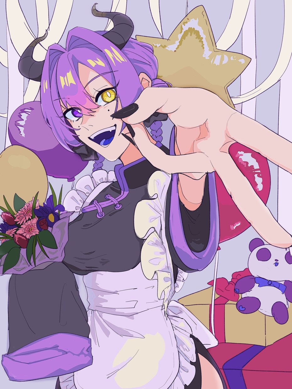 キャラクターイラストを作成します オリジナルキャラクターの一枚絵を作成します。 イメージ2