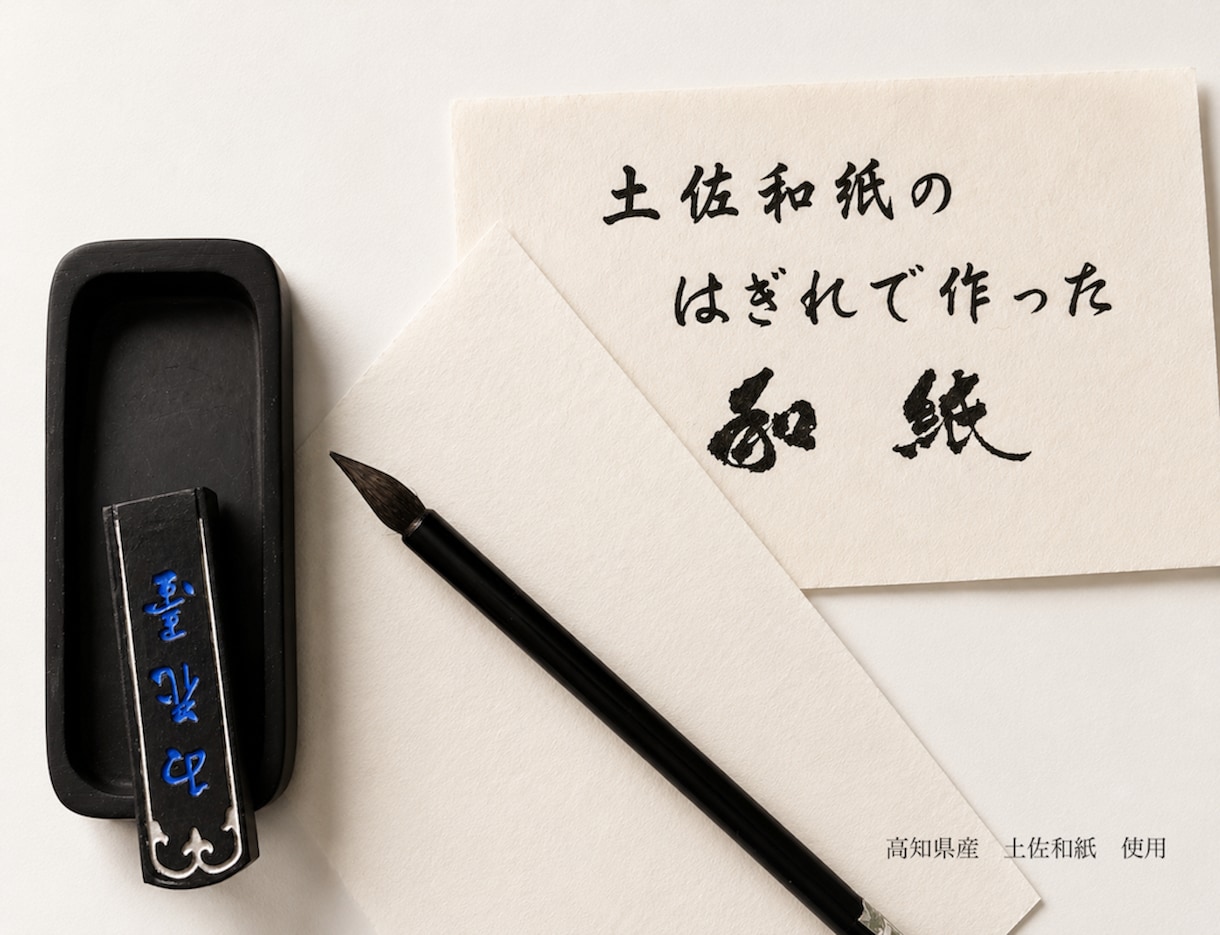 書道家が手書き命名書作成します 一生に一度のお名前を書道家が土佐和紙に心を込めて揮毫します イメージ8