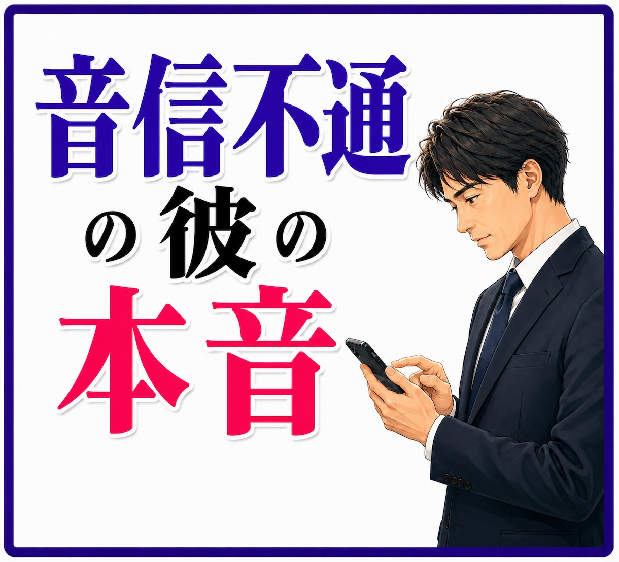 直念透視！【音信不通の彼】の本音を透視します 突然途絶えた“彼”の気持ちと、二人の未来！？ イメージ1
