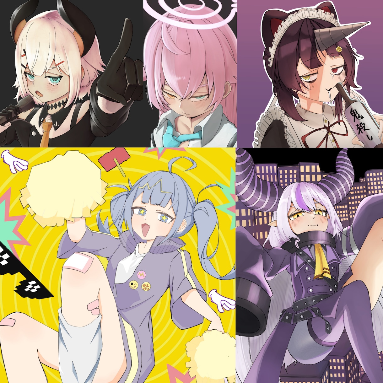 歌い手必見【歌ってみた】イラスト仕上げます 味のあるイラストお探しの方！目を惹くイラストお探しの方！ イメージ4