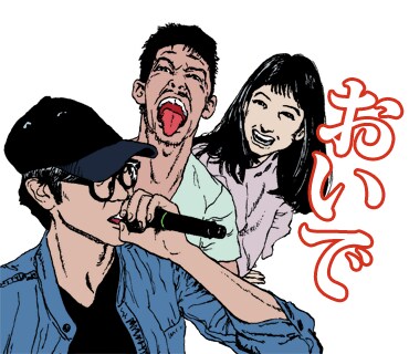 おもしろ系LINEスタンプを制作します 家族や友達と！シュールな似顔絵スタンプなどをお描きします！ イメージ5