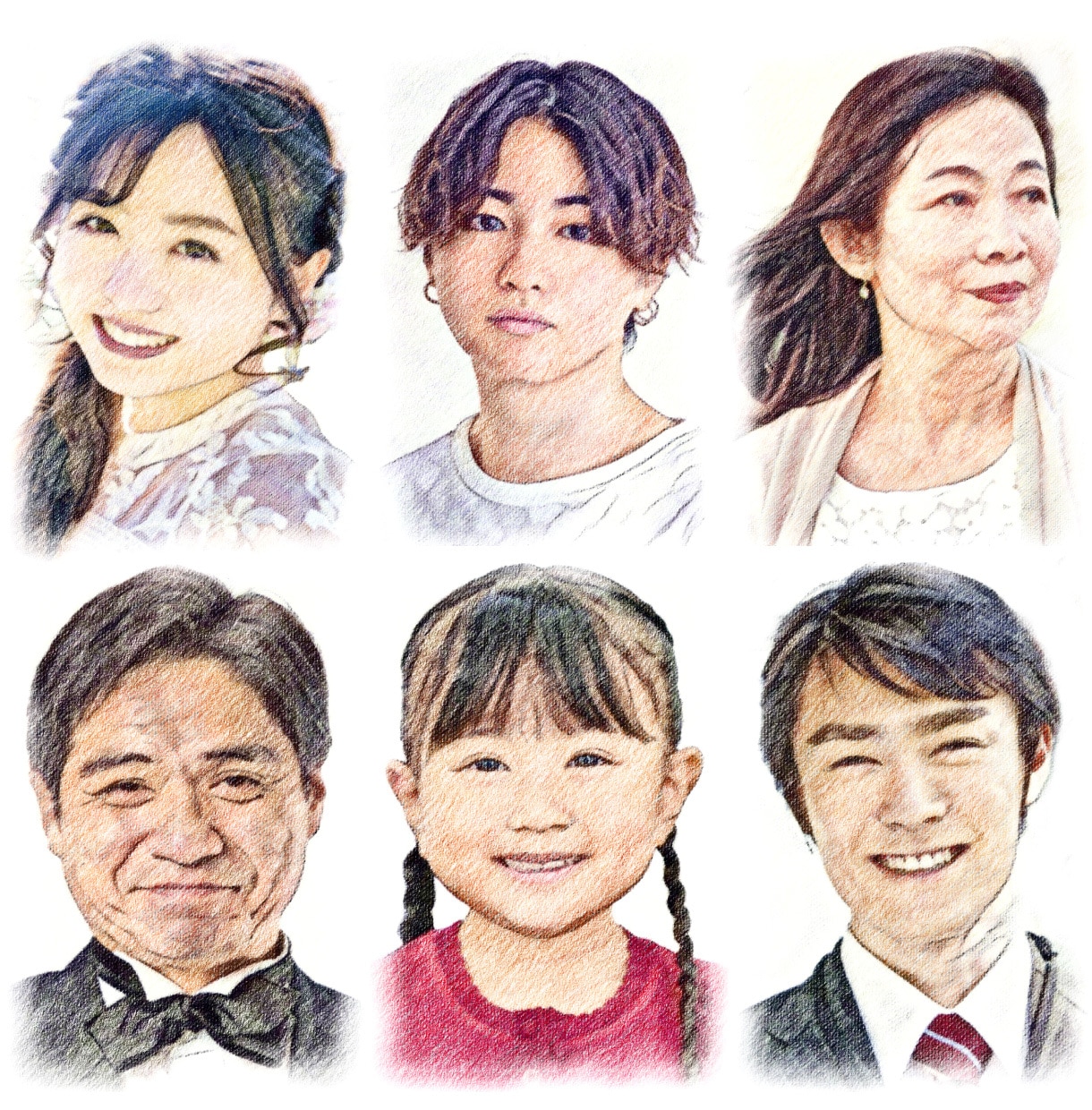 写真を温もりある手描き風の鉛筆スケッチにします ペット・人物・風景・建物対応｜やさしい手描き風タッチ イメージ9