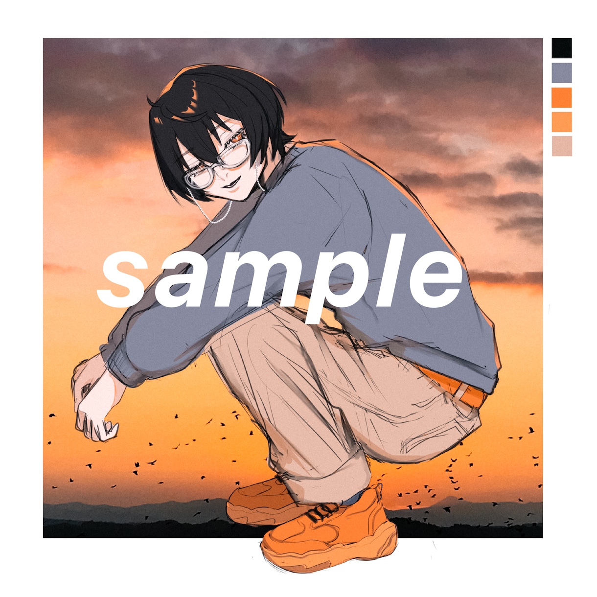 キャラクターイラスト制作します キャラデザも◎ アイコン/ヘッダー/サムネイル/MVなどに！ イメージ1