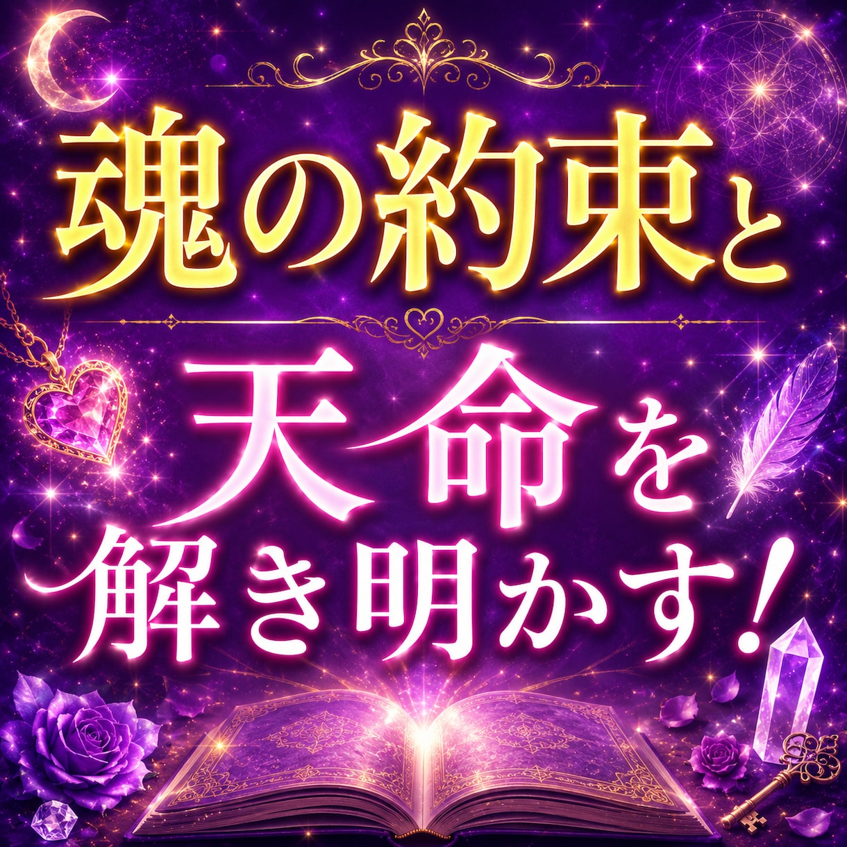 魂コード数秘術で魂の設計書を読み解く方法伝授します 数字が語る魂の約束と天命を解き明かす！魂が選んだ人生シナリオ イメージ1