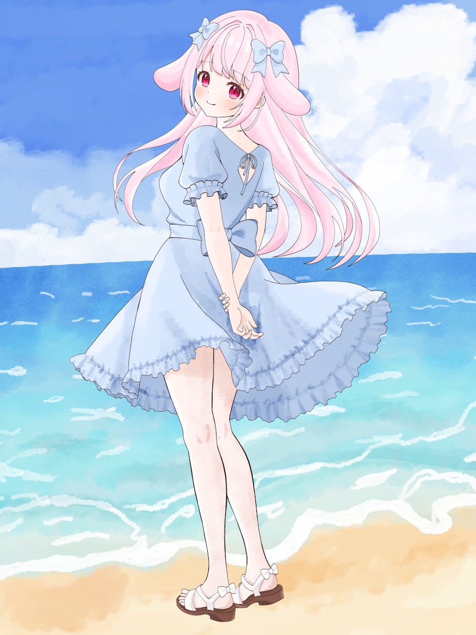商用無料！目を引くかわいい女の子のイラスト描きます 二次利用無料！AI不使用！映えるイラストを制作します！ イメージ5