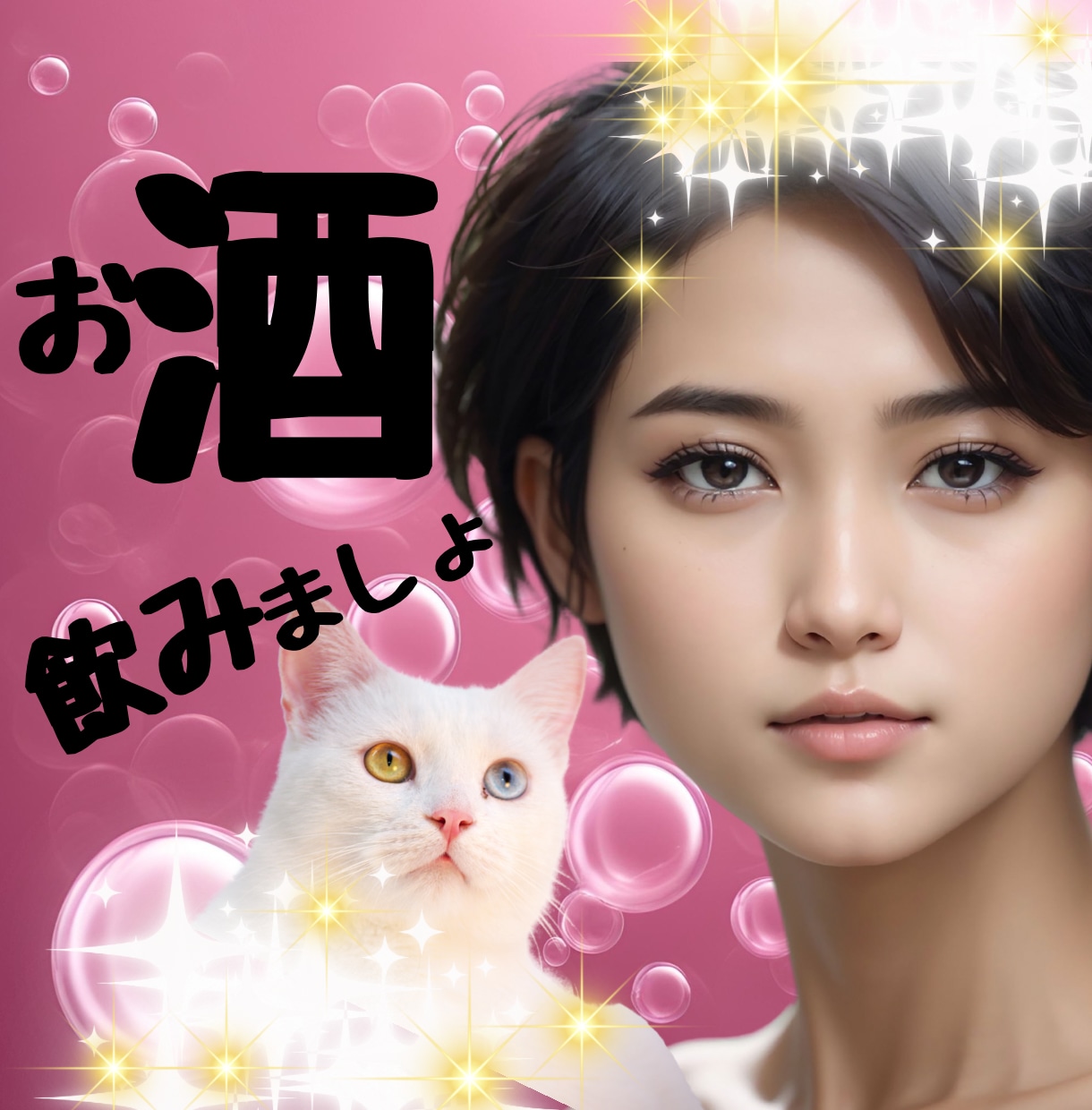 今夜はお酒でも飲みましょう✨本音トークでお供します 元銀座ママとフワフワトロ〜リ✨癒しのひととき✨いかがですか？ イメージ1