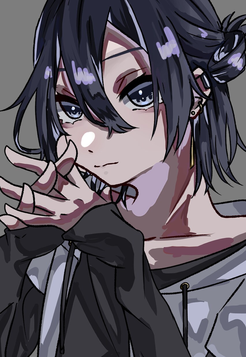 瞳の大きいキャッチーな絵を描きます あなたのためだけのイラストを描きます。絵柄指定も可能です。 イメージ3