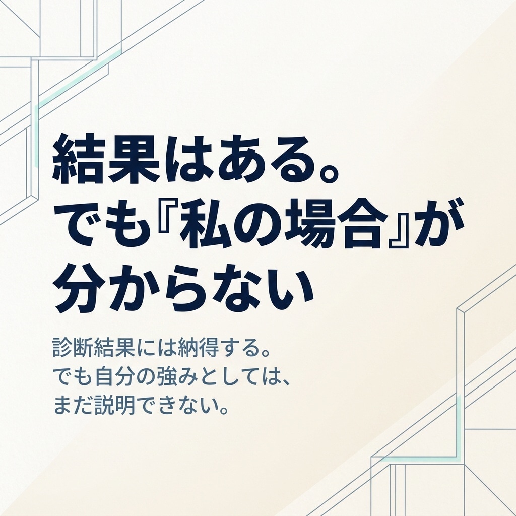 強み診断の結果を過去の経験で答え合わせします 診断結果は知っている。知りたいのは「私の場合」 イメージ2