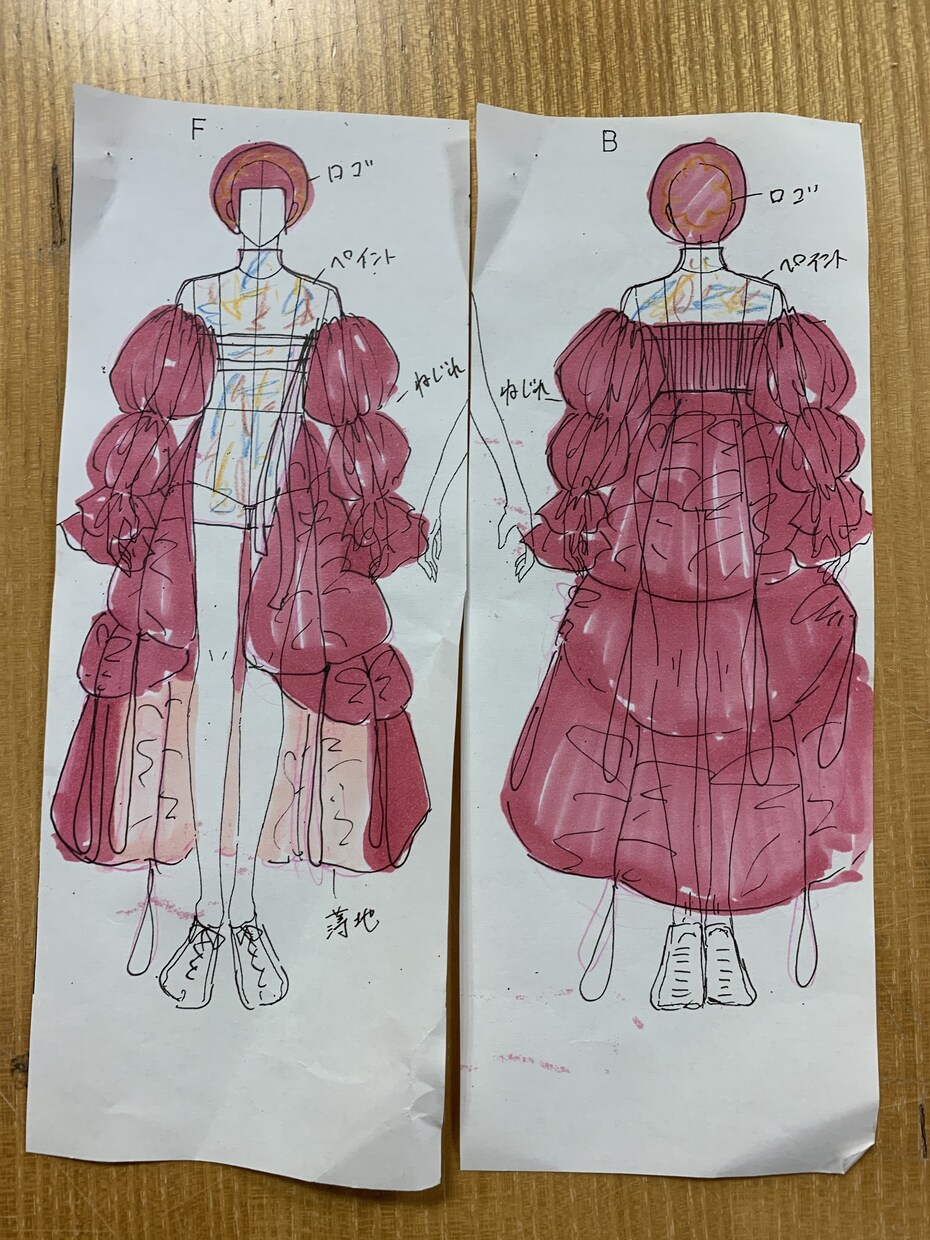 人と被らないようなデザインを提案します 服飾専門学生目線での、モードなデザインを提案します。 イメージ7