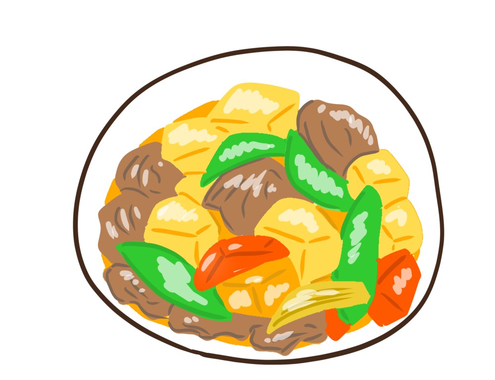 POP風のお料理イラストお描きします 商用利用OK◎お店のメニューにいかがでしょうか イメージ1
