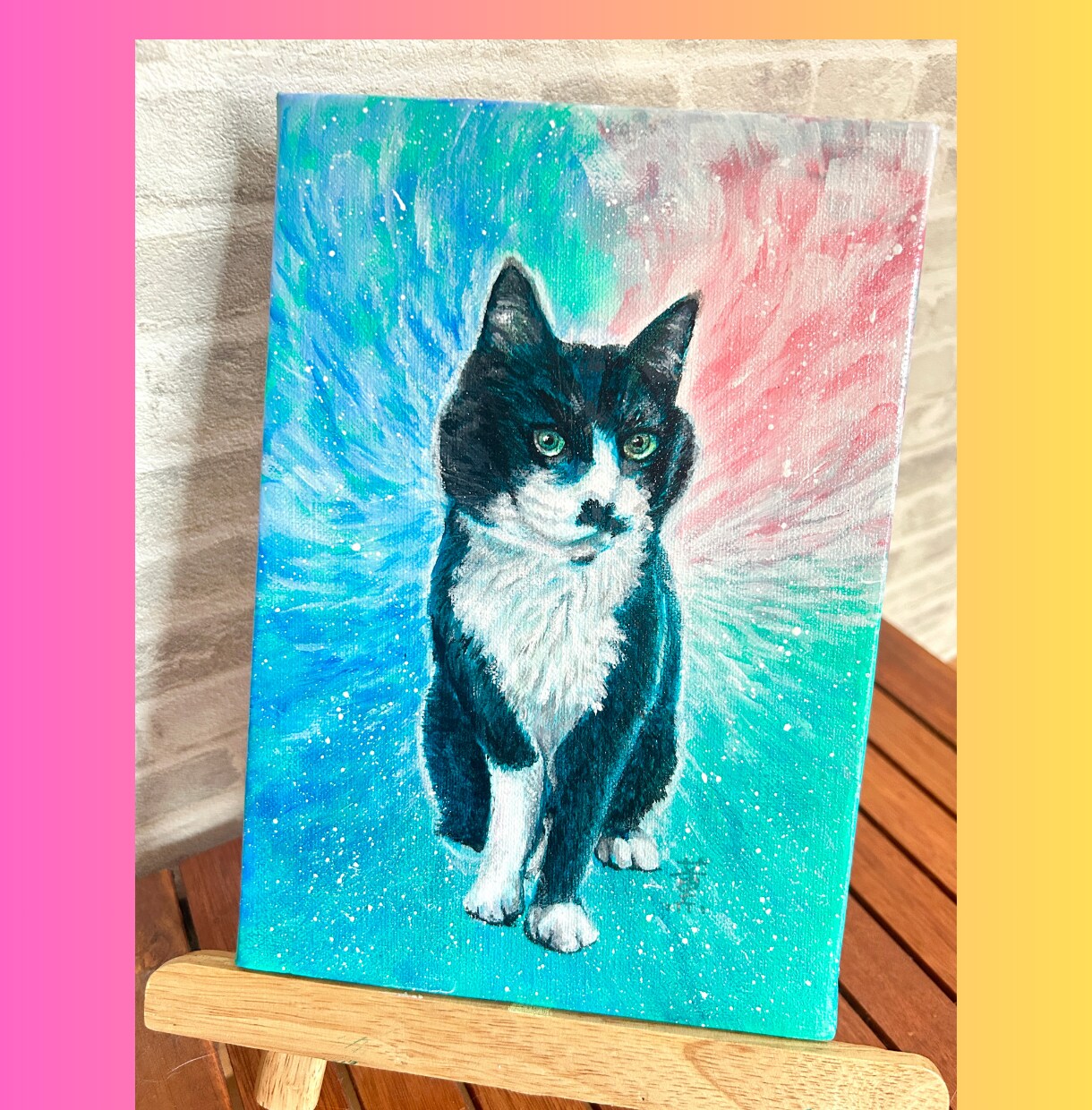 魂の輝きを描くペット似顔絵 原画配送致します うちのこアート：写真とエピソードから光を紡ぐアナログ原画 イメージ8
