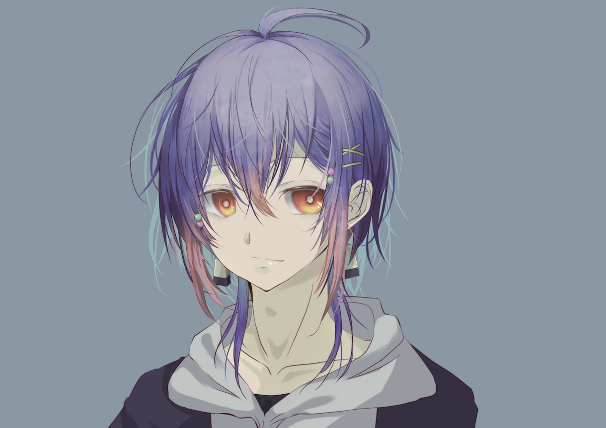 SNS・配信者向けアイコン描きます ほんのりダークで大人っぽいアイコンにしませんか イメージ2
