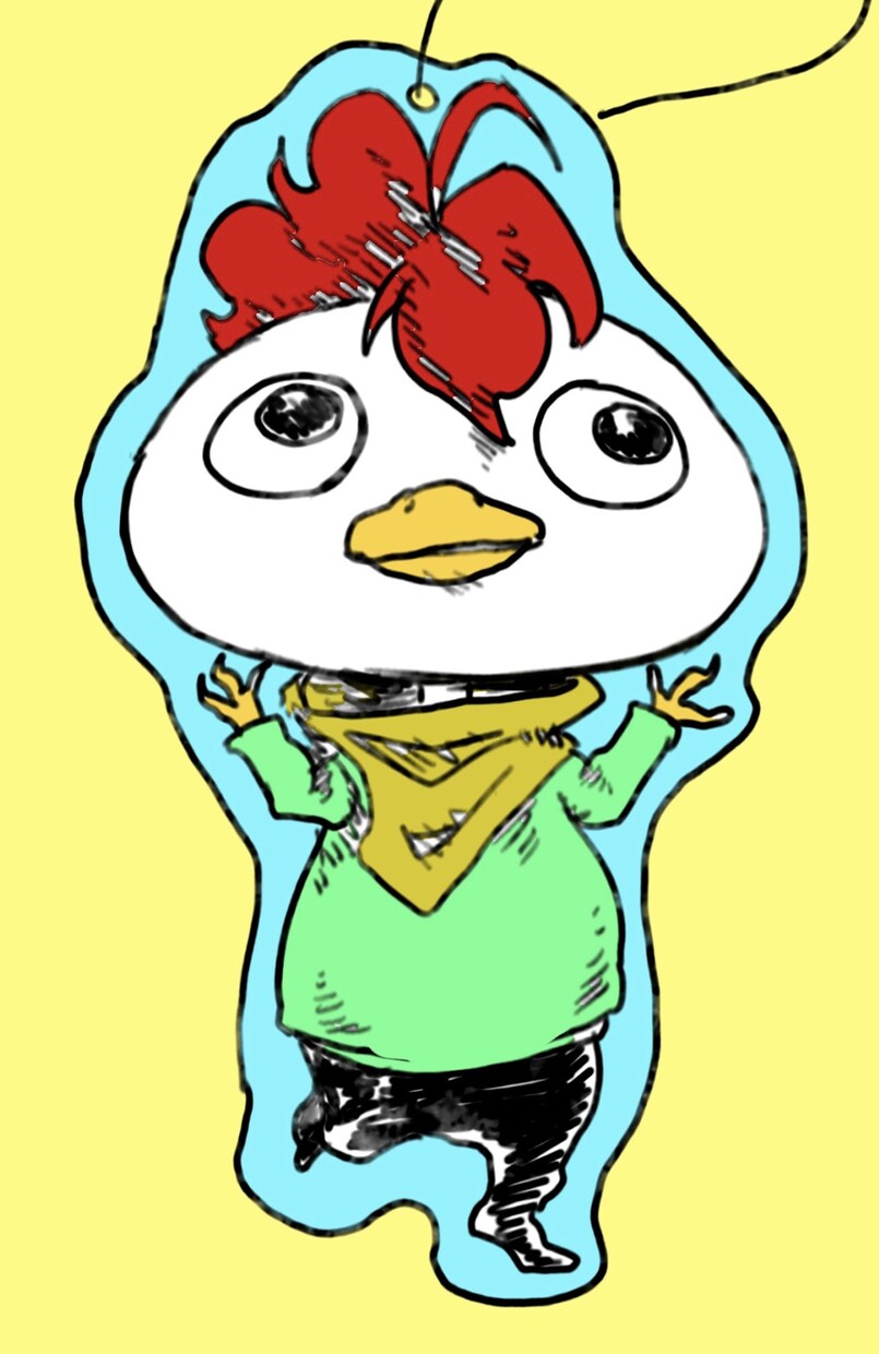 カッコイイ、かわいい、SNS用アイコン作ります 人間や動物ゆるキャラ系、太い線でハッキリしたアイコンイラスト イメージ7