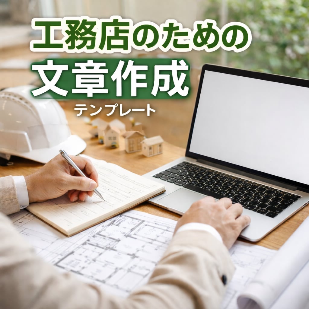 施工事例・SNS投稿文章テンプレートを納品します 工務店営業・広告経験を活かした文章作成 イメージ1
