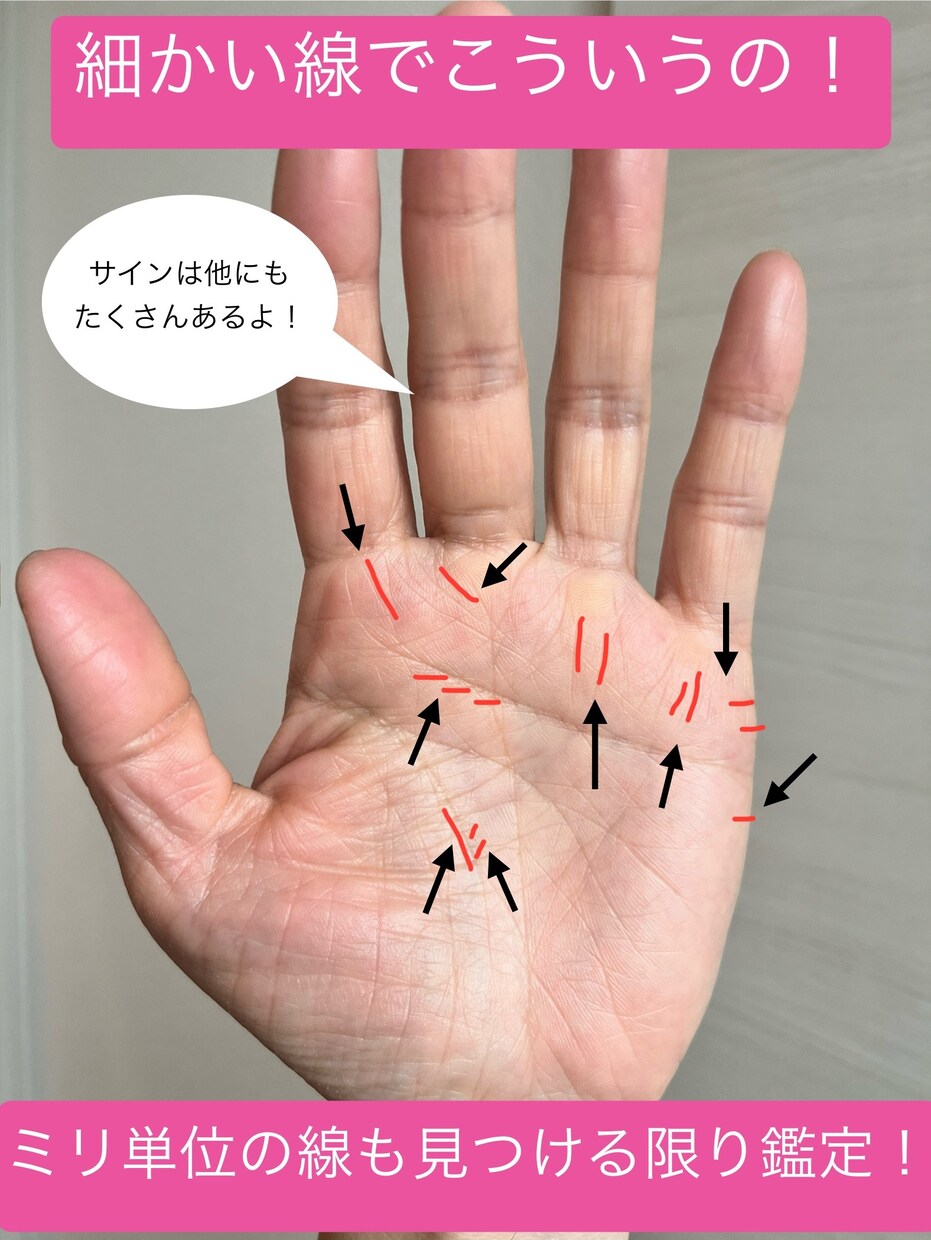 当てる！ではなくこの先のヒントになる鑑定します 4ページ分の鑑定で未来へ道案内！手相を知る事が強みを知る近道 イメージ7
