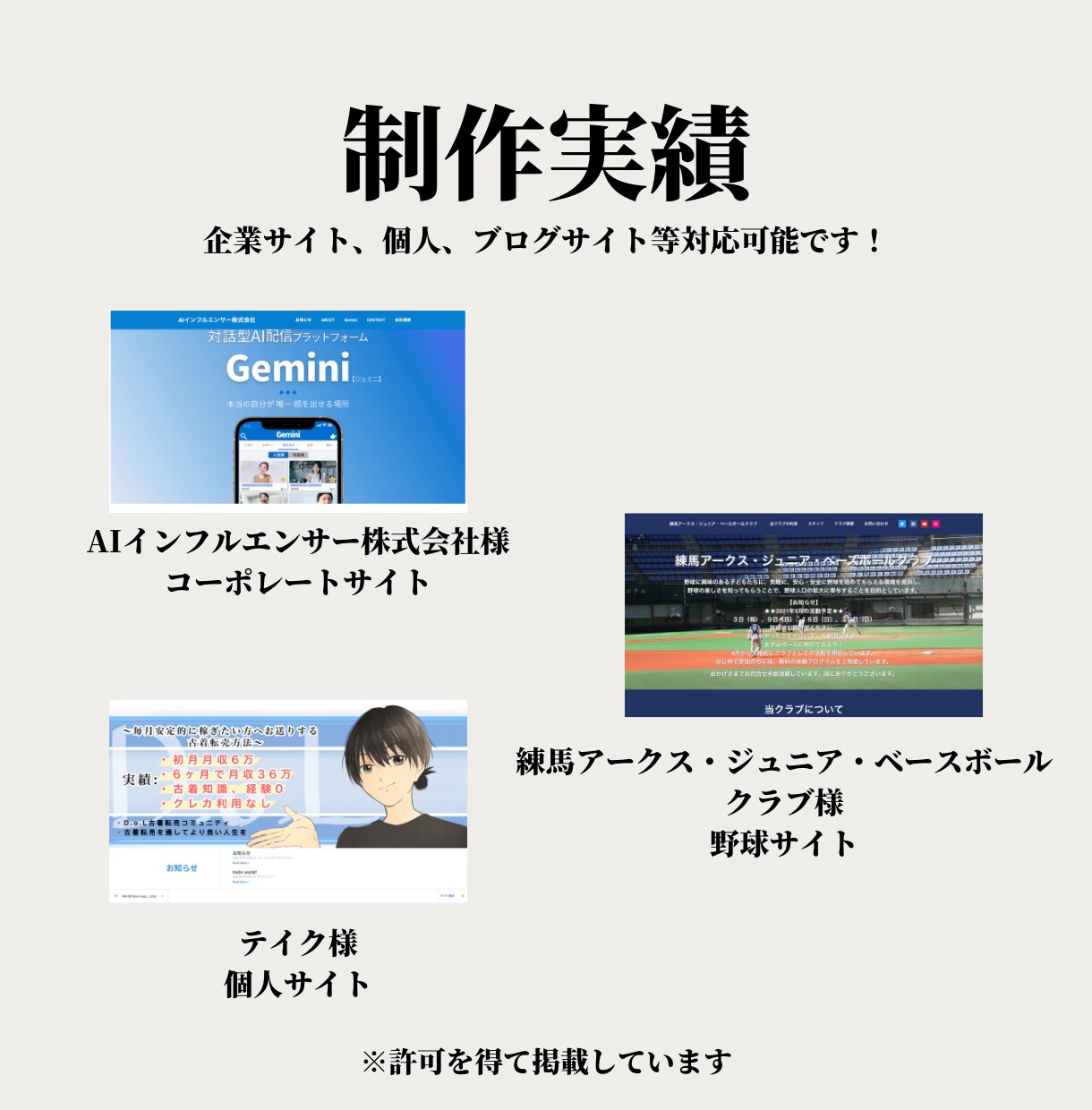 格安でWordpressサイト制作いたします スマホ対応、アフターフォロー充実、即対応、初心者OK‼️ イメージ3