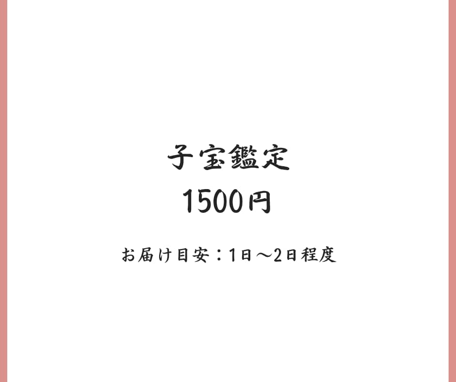 子宝鑑定｜「◯年△月」まで時期を視ます ご縁の深さ・人数・子宝の傾向まで、余すことなくお伝えします イメージ8