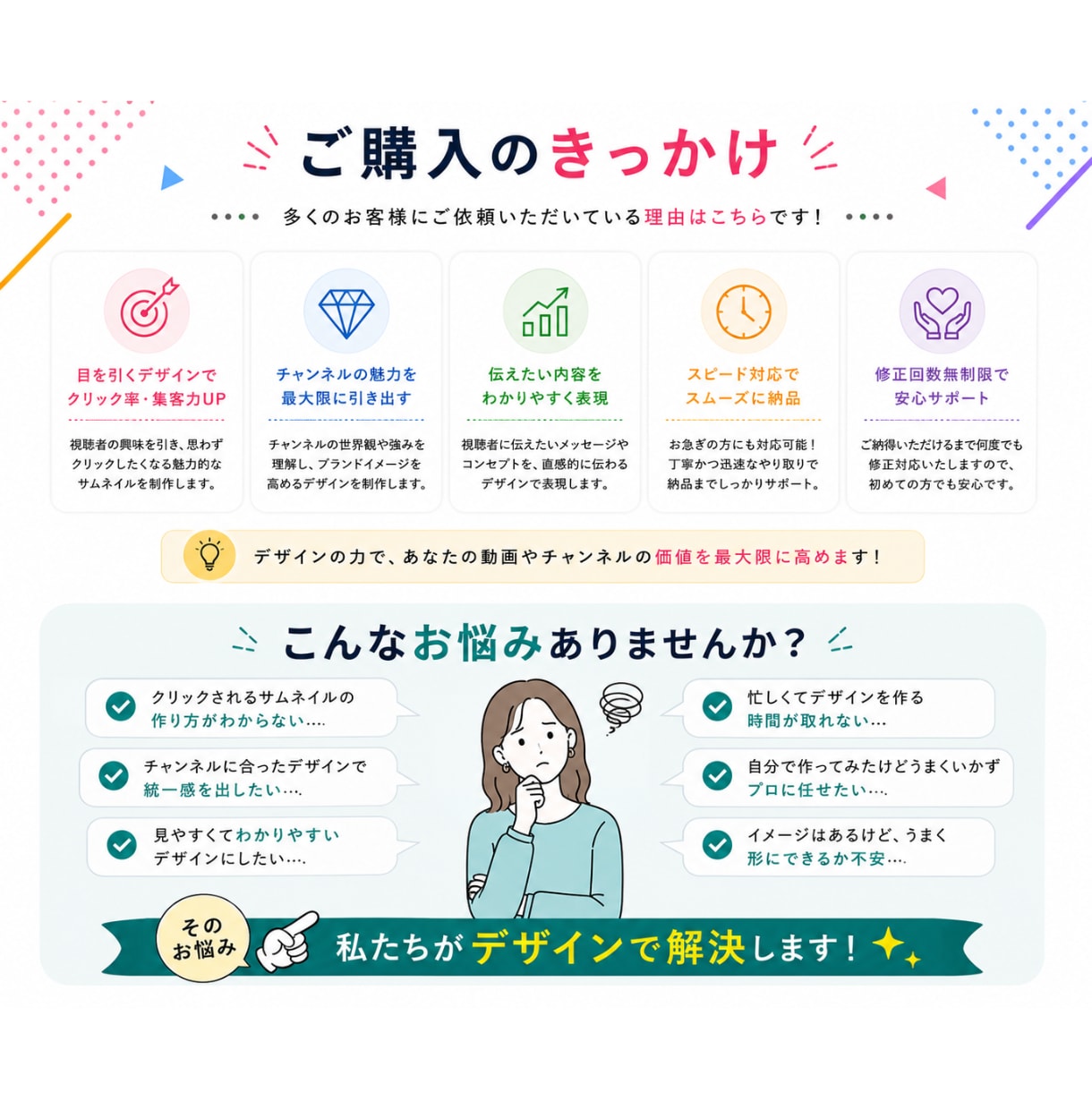 YouTubeサムネイル・ヘッダーを制作します 埋もれない！チャンネルをクリックされるサムネでブランディング イメージ3