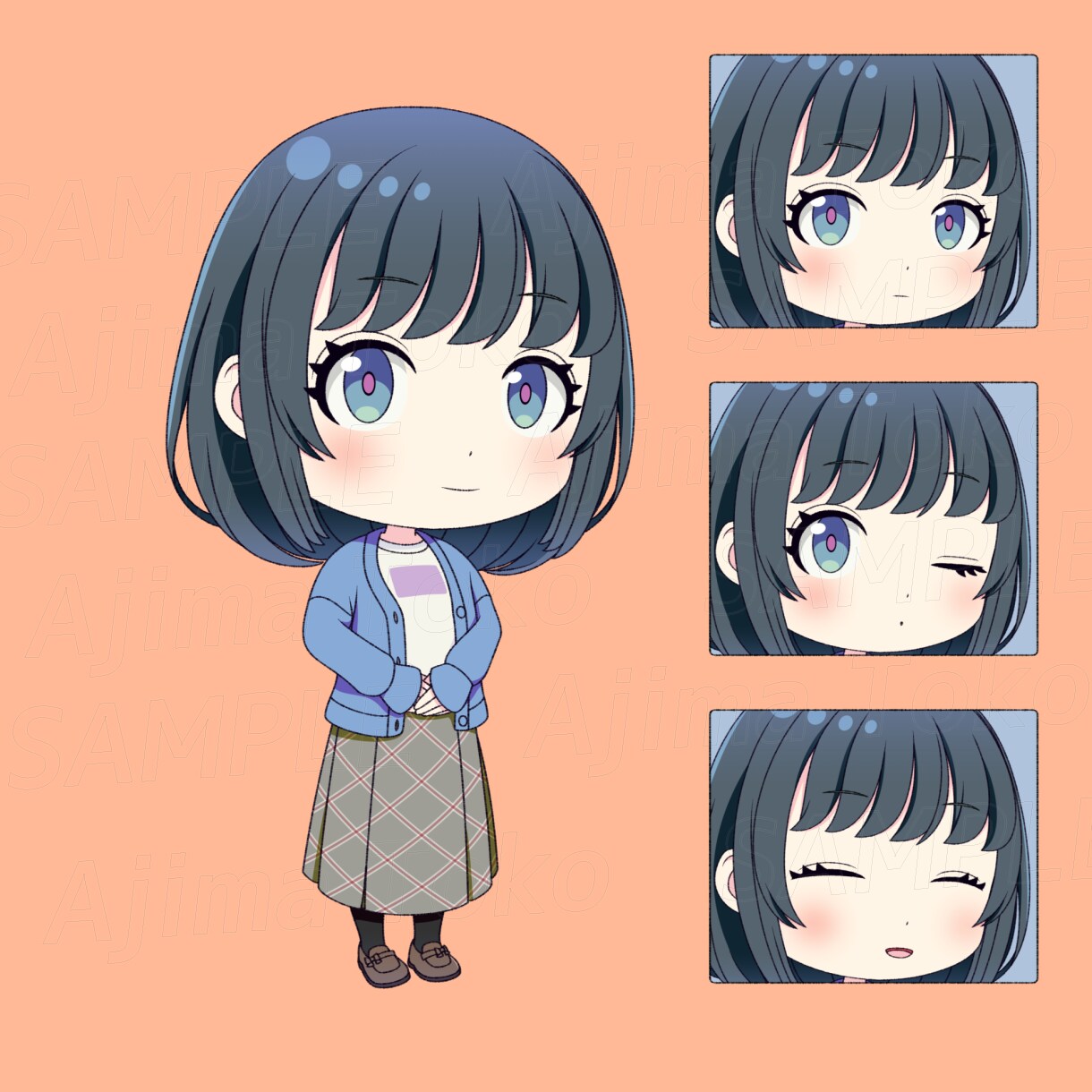 デフォルメキャラ作成いたします SDキャラクター（ちびキャラ）の静止画イラスト イメージ2